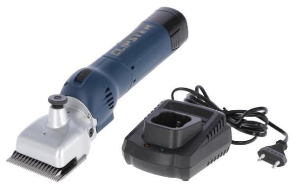 Akku Schermaschine Pferd FarmClipper Akku2 von Kerbl Clipster mit 2 Akkus und Schermesser